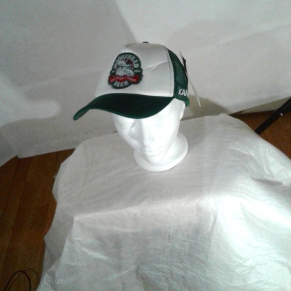 Truckers style meshed adjustable ball cap moosehead beer NWT - Picture 1 of 9